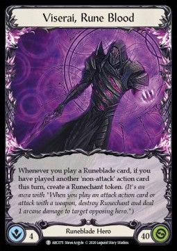 Viserai, Rune Blood // Viserai (Normal) - Arcane Rising - Unlimited (Token) [ARC-U-075/076]