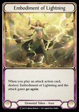Embodiment of Lightning // Titan's Fist (Normal) - Tales of Aria - Unlimited (Token) [ELE-U-110/202]