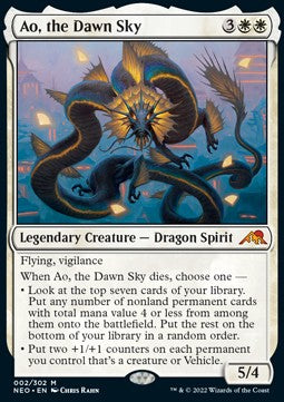 Ao, the Dawn Sky - Kamigawa: Neon Dynasty (Mythic) [NEO-2]