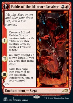 Fable of the Mirror-Breaker // Reflection of Kiki-Jiki (V.2) - Kamigawa: Neon Dynasty: Extras (Rare) [XNEO-465]