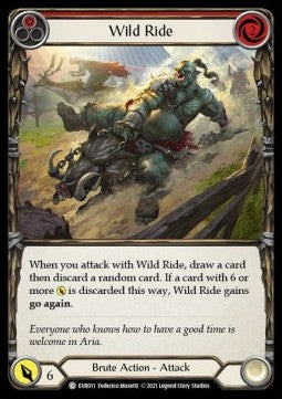 Wild Ride (Red) (Rainbow Foil) - Everfest - First (Common) [EVR-F-011]