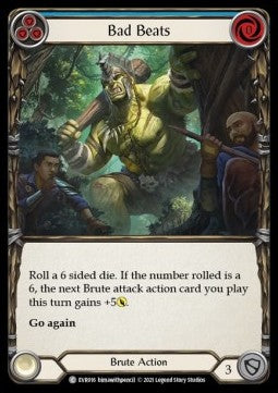 Bad Beats (Blue) (Rainbow Foil) - Everfest - First (Common) [EVR-F-016]
