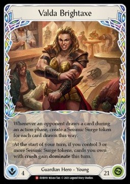 Valda Brightaxe (Rainbow Foil) - Everfest - First (Majestic) [EVR-F-019]