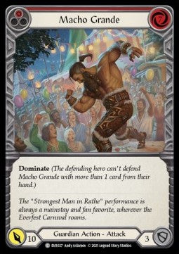Macho Grande (Red) (Rainbow Foil) - Everfest - First (Common) [EVR-F-027]