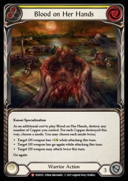 Blood on Her Hands (Rainbow Foil) - Everfest - First (Majestic) [EVR-F-055]