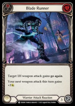 Blade Runner (Red) (Rainbow Foil) - Everfest - First (Common) [EVR-F-060]