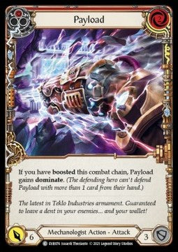 Payload (Red) (Rainbow Foil) - Everfest - First (Common) [EVR-F-076]