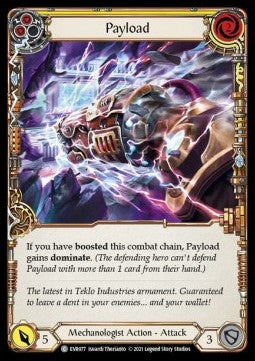 Payload (Yellow) (Rainbow Foil) - Everfest - First (Common) [EVR-F-077]