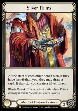 Silver Palms (Cold Foil) - Everfest - First (Legendary) [EVR-F-086]