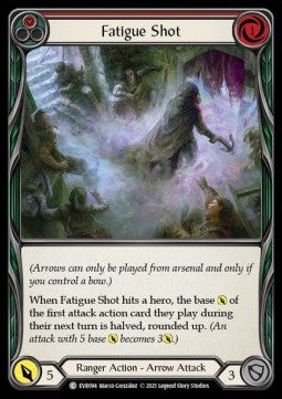Fatigue Shot (Red) (Rainbow Foil) - Everfest - First (Common) [EVR-F-094]