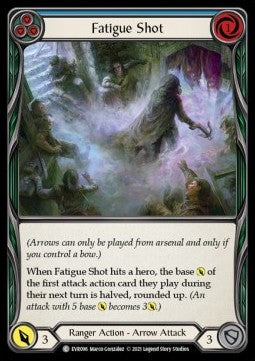 Fatigue Shot (Blue) (Rainbow Foil) - Everfest - First (Common) [EVR-F-096]