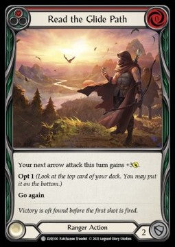 Read the Glide Path (Red) (Rainbow Foil) - Everfest - First (Common) [EVR-F-100]