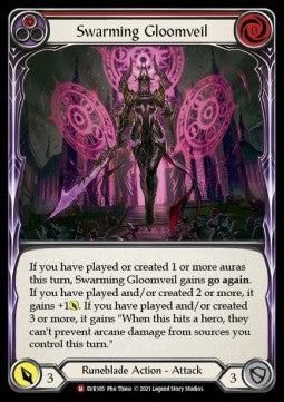 Swarming Gloomveil (Rainbow Foil) - Everfest - First (Majestic) [EVR-F-105]