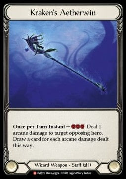 Kraken's Aethervein (Cold Foil) - Everfest - First (Majestic) [EVR-F-121]