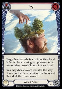 Pry (Red) (Rainbow Foil) - Everfest - First (Common) [EVR-F-128]