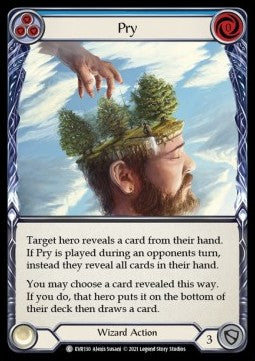 Pry (Blue) (Rainbow Foil) - Everfest - First (Common) [EVR-F-130]