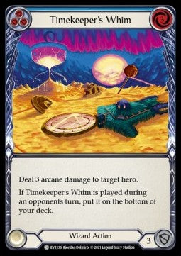 Timekeeper's Whim (Blue) (Regular) - Everfest - First (Common) [EVR-F-136]