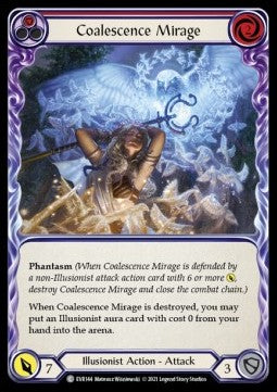 Coalescence Mirage (Red) (Rainbow Foil) - Everfest - First (Common) [EVR-F-144]