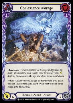 Coalescence Mirage (Yellow) (Rainbow Foil) - Everfest - First (Common) [EVR-F-145]