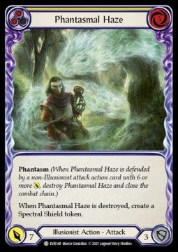 Phantasmal Haze (Yellow) (Rainbow Foil) - Everfest - First (Common) [EVR-F-148]
