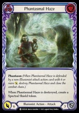 Phantasmal Haze (Blue) (Rainbow Foil) - Everfest - First (Common) [EVR-F-149]