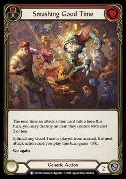 Smashing Good Time (Red) (Rainbow Foil) - Everfest - First (Rare) [EVR-F-170]