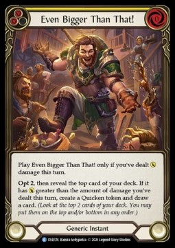Even Bigger Than That! (Yellow) (Regular) - Everfest - First (Rare) [EVR-F-174]