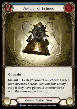 Amulet of Echoes (Regular) - Everfest - First (Rare) [EVR-F-177]