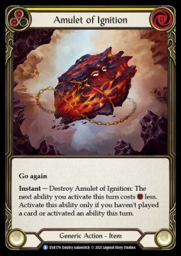 Amulet of Ignition (Cold Foil) - Everfest - First (Rare) [EVR-F-179]