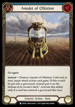 Amulet of Oblation (Regular) - Everfest - First (Rare) [EVR-F-181]