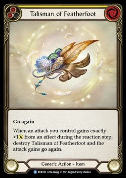 Talisman of Featherfoot (Cold Foil) - Everfest - First (Rare) [EVR-F-190]