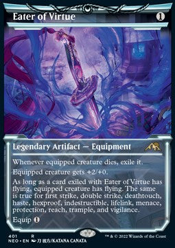 Eater of Virtue (V.1) - Kamigawa: Neon Dynasty: Extras (Rare) [XNEO-401]