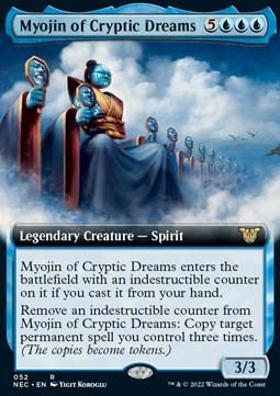 Myojin of Cryptic Dreams (V.2) - Commander: Kamigawa: Neon Dynasty (Rare) [NEC-52]