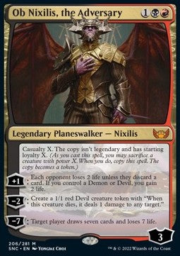Ob Nixilis, the Adversary - Streets of New Capenna (Mythic) [SNC-206]