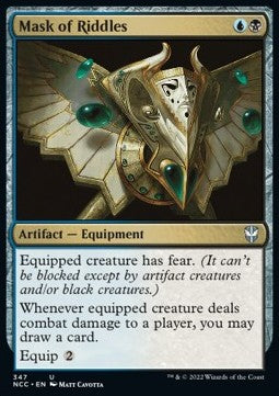 Mask of Riddles - Commander: Streets of New Capenna (Uncommon) [NCC-347]