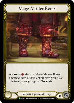 Mage Master Boots (Cold Foil Golden) - FAB Promos (Promo) [FAB-067]