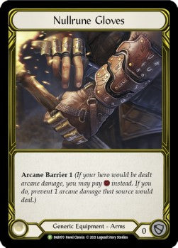 Nullrune Gloves (Cold Foil Golden) - FAB Promos (Promo) [FAB-070]
