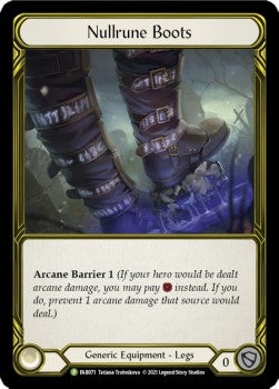 Nullrune Boots (Cold Foil Golden) - FAB Promos (Promo) [FAB-071]