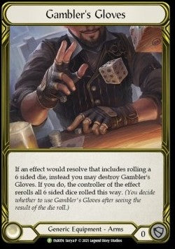 Gambler's Gloves (Cold Foil Golden) - FAB Promos (Promo) [FAB-074]