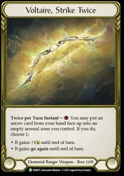 Voltaire, Strike Twice (Cold Foil Golden) - FAB Promos (Promo) [FAB-075]