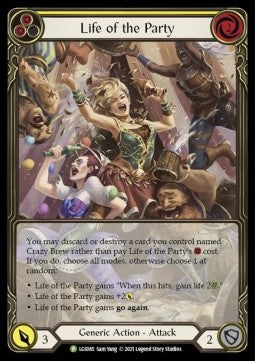 Life of the Party (Yellow) (Extended Art Rainbow Foil) - LGS Promos (Promo) [LGS-085]