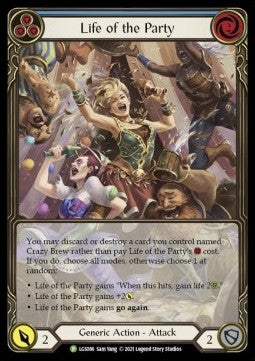 Life of the Party (Blue) (Extended Art Rainbow Foil) - LGS Promos (Promo) [LGS-086]