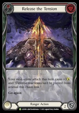 Release the Tension (Red) (Extended Art Rainbow Foil) - LGS Promos (Promo) [LGS-096]