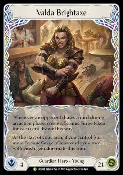 Valda Brightaxe (Cold Foil) - Hero Promos (Promo) [HER-051]