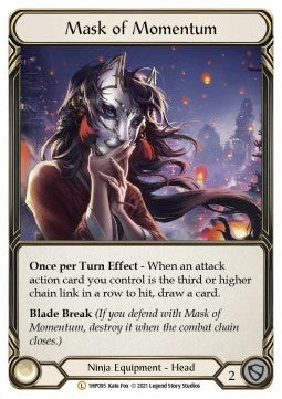 Mask of Momentum (Regular) - History Pack 1 (Legendary) [1HP-095]