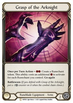 Grasp of the Arknight (Regular) - History Pack 1 (Legendary) [1HP-262]
