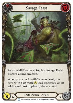 Savage Feast (Red) (Regular) - History Pack 1 (Rare) [1HP-019]