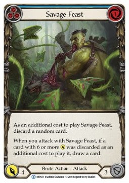 Savage Feast (Blue) (Regular) - History Pack 1 (Rare) [1HP-021]
