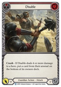 Disable (Red) (Regular) - History Pack 1 (Rare) [1HP-055]