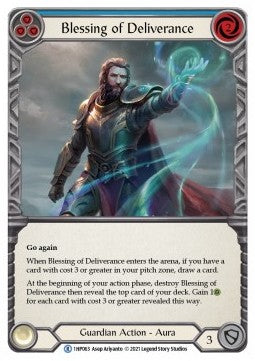 Blessing of Deliverance (Blue) (Regular) - History Pack 1 (Rare) [1HP-063]